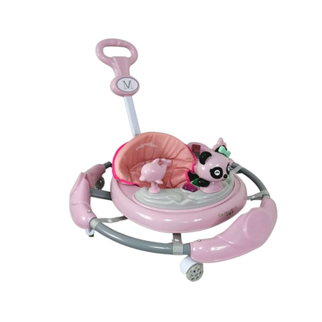 Confety World Andadera Tubular con Bastón Panda Rosa - Imagen 3