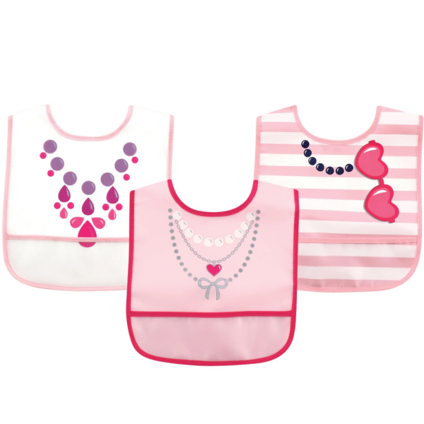 Luvable Friends Set de 3 baberos easy clean