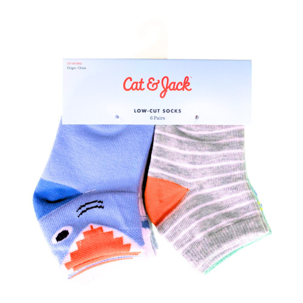 Cat & Jack - Calcetines Tiburón 2-3 Años
