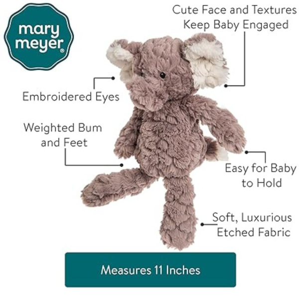 Mary Meyer Baby Putty Nursery Elephant - Imagen 2