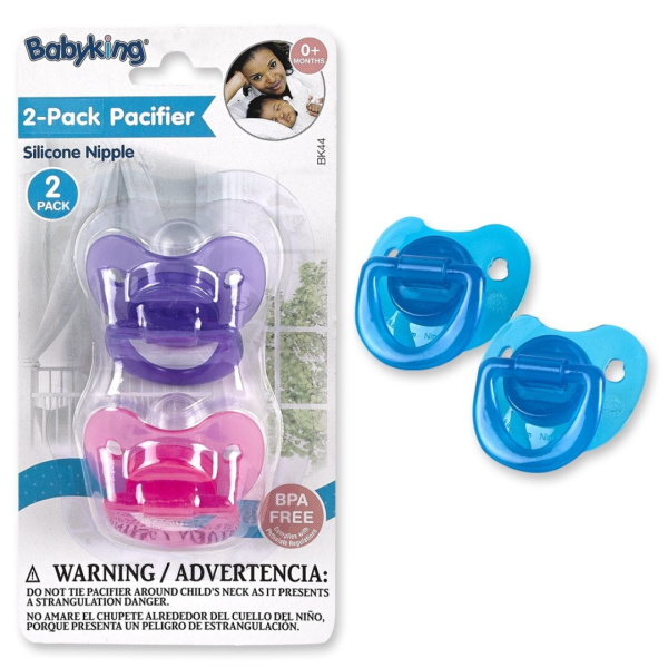 Babyking 2 Pzas De Chupón Colores