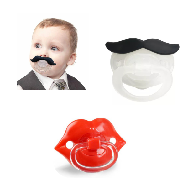 Babies 2 Grow Chupón De Bigotes Y Labios