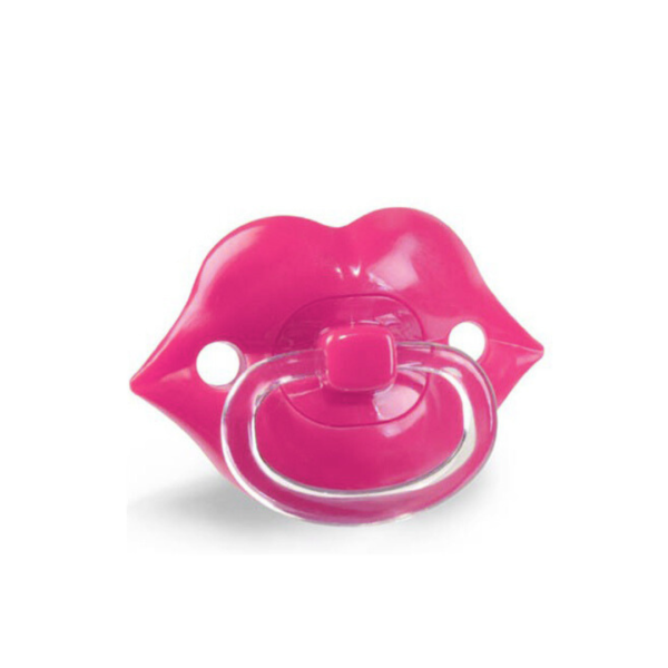 Infanti Chupón Ortodóntico Con Diseño De Labios Rosas