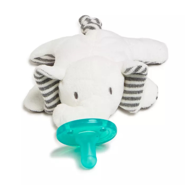 WubbaNub Chupón De Apego Afrique Elephant - Imagen 2