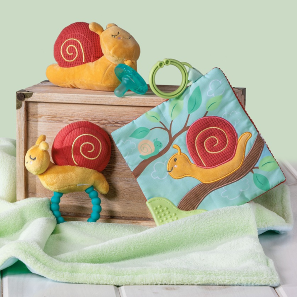 WubbaNub Chupón De Apego Skippy Snail - Imagen 2