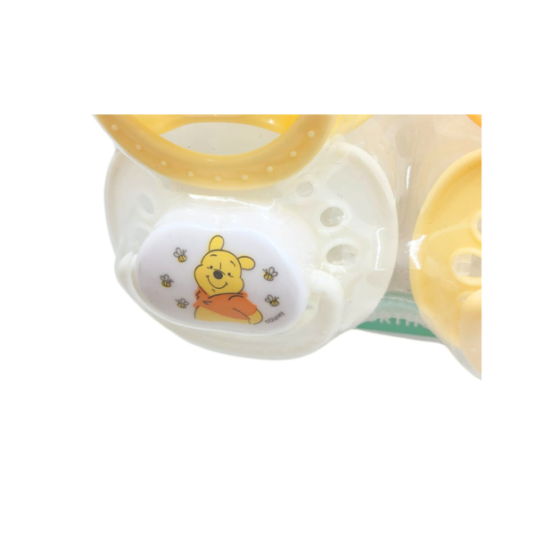 Disney Baby 4 Pzas De Chupones Amarillos Con Diseño De Winnie Pooh - Imagen 5