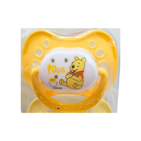Disney Baby 4 Pzas De Chupones Amarillos Con Diseño De Winnie Pooh - Imagen 3