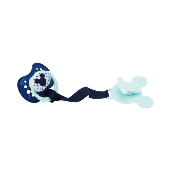 Disney Baby 2 Pzas De Chupones Con Clip Azules Con Disñeo De Mickey Mouse - Imagen 6
