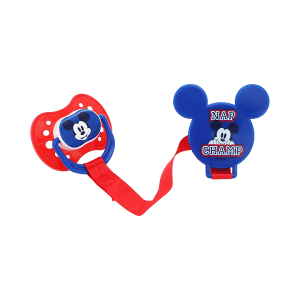 Disney Baby 2 Pzas De Chupones Con Clip Azules Con Disñeo De Mickey Mouse - Imagen 5