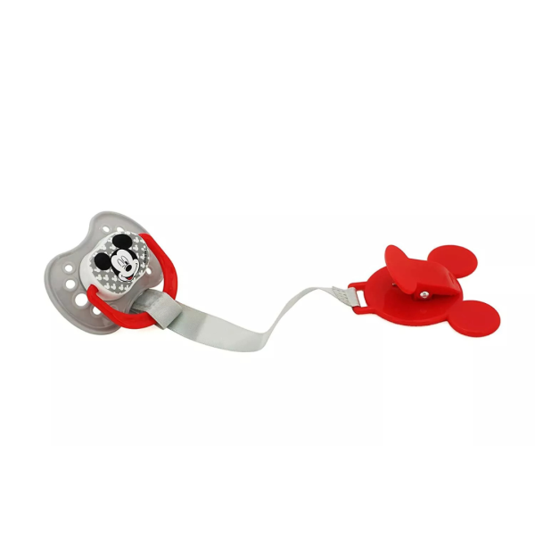 Disney Baby 2 Pzas De Chupones Con Clip Rojos Con Diseño De Mickey Mouse - Imagen 5