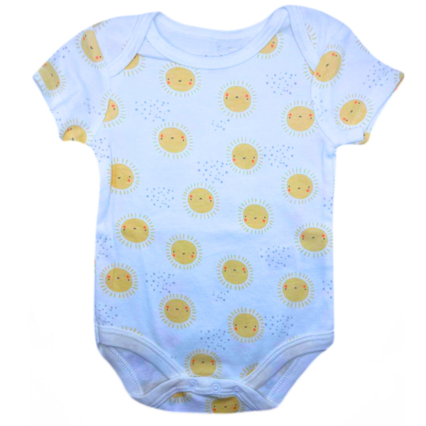 Baby Views 3 Pzas De Pañaleros Amarillos Y Blancos Con Estampado De Sol - Imagen 4