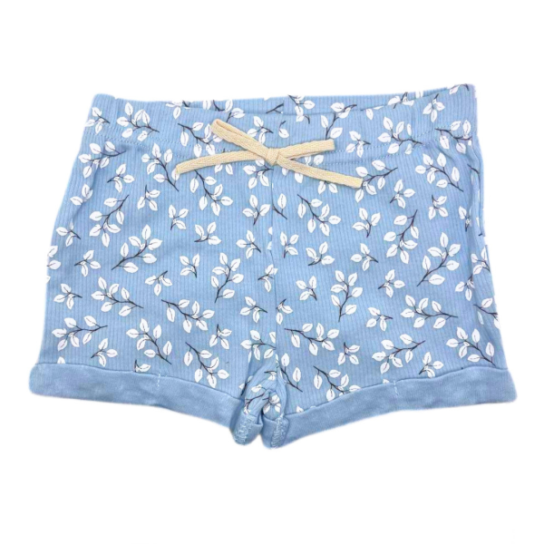 Willow+Whimsy Set De 3 Pzas Pañalero, Short Y Tiara Azul Con Flores - Imagen 3