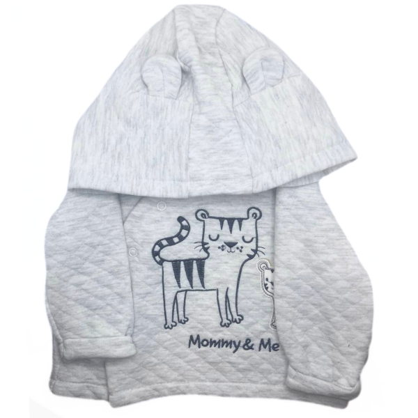 René Rofé Set De 2 Pzas Pantalón Y Sudadera Blanco Con Orejitas Y Estampado De Tigre - Imagen 3